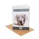 Weimaraner Pawsome Card