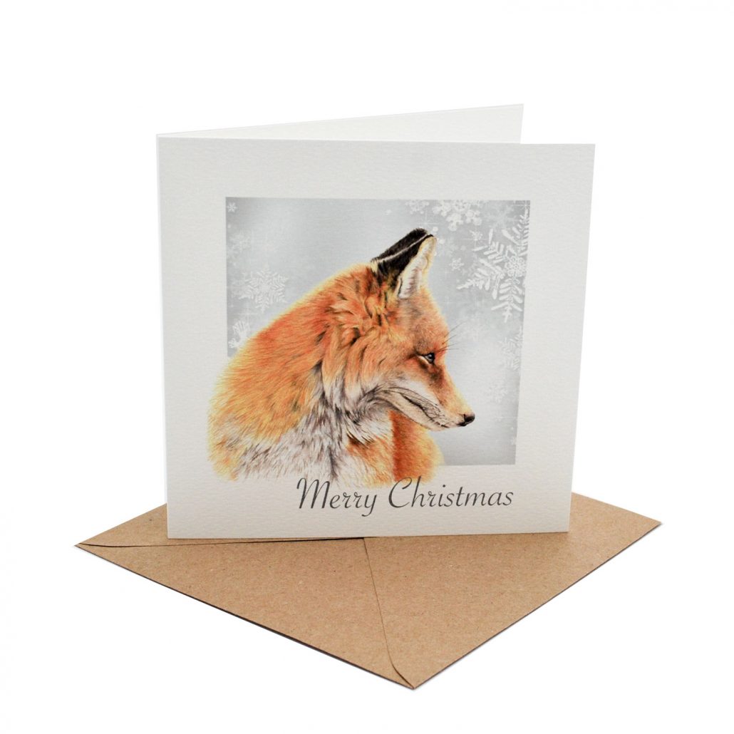 fox christmas card