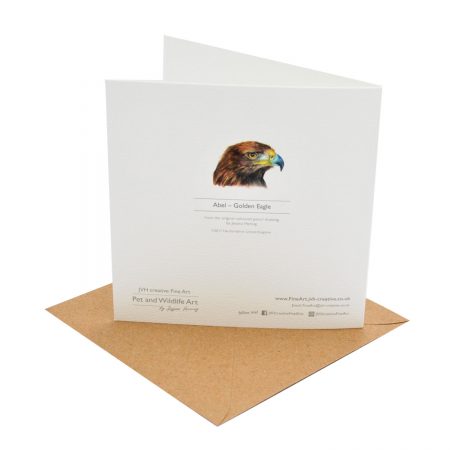 Golden Eagle Greeting Cards Back