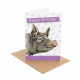 berkshire pig birthday card