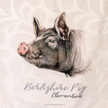 Berkshire Pig – Tea Towel - Image 4
