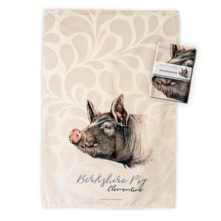 Pig Tea Towel