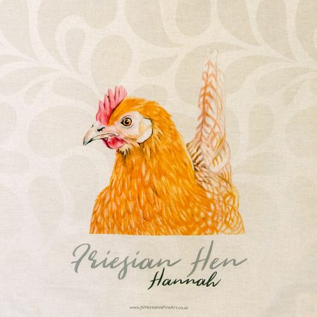 Chicken Tea Towel Close Up