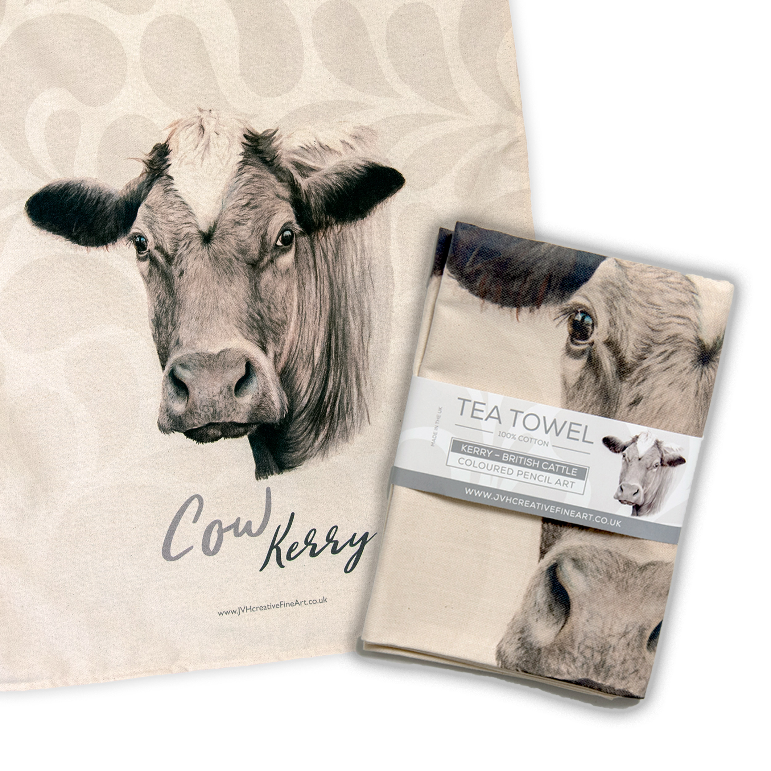 Cow Tea Towel
