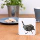 guinea fowl coaster