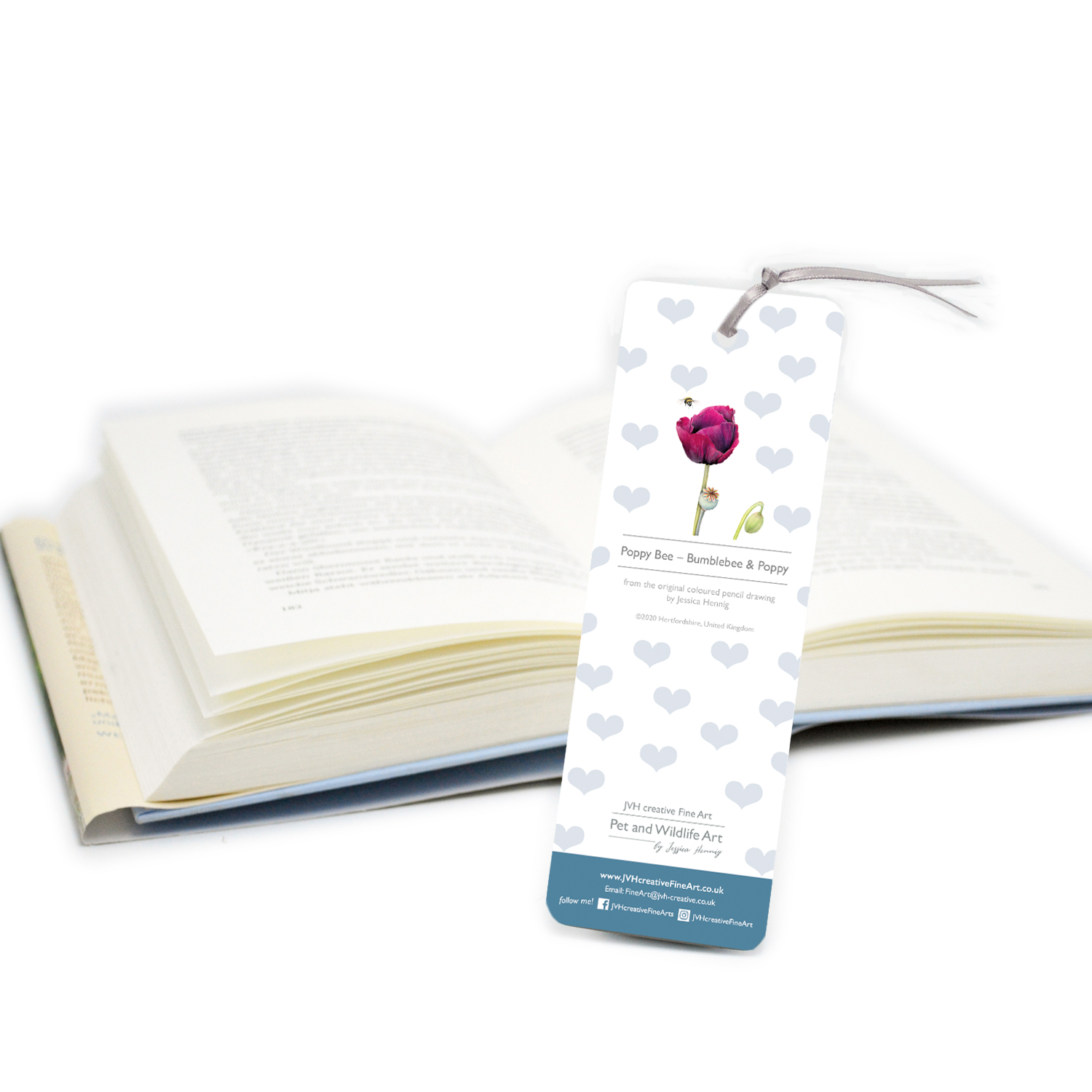 Poppy and Bee Bookmark – Poppy Bee - Image 2