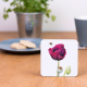 poppy and bee coaster