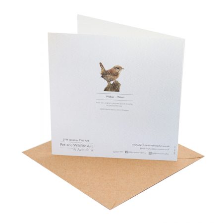 Wren Greeting Card back