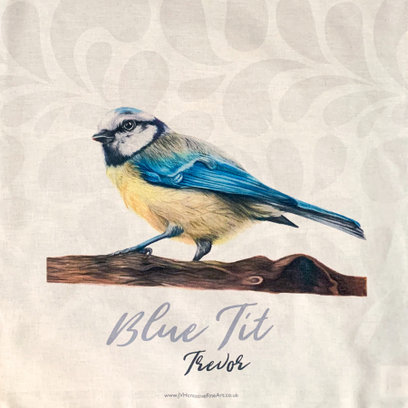 Blue Tit – Tea Towel - Image 4