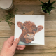 Shorthorn Cow Card
