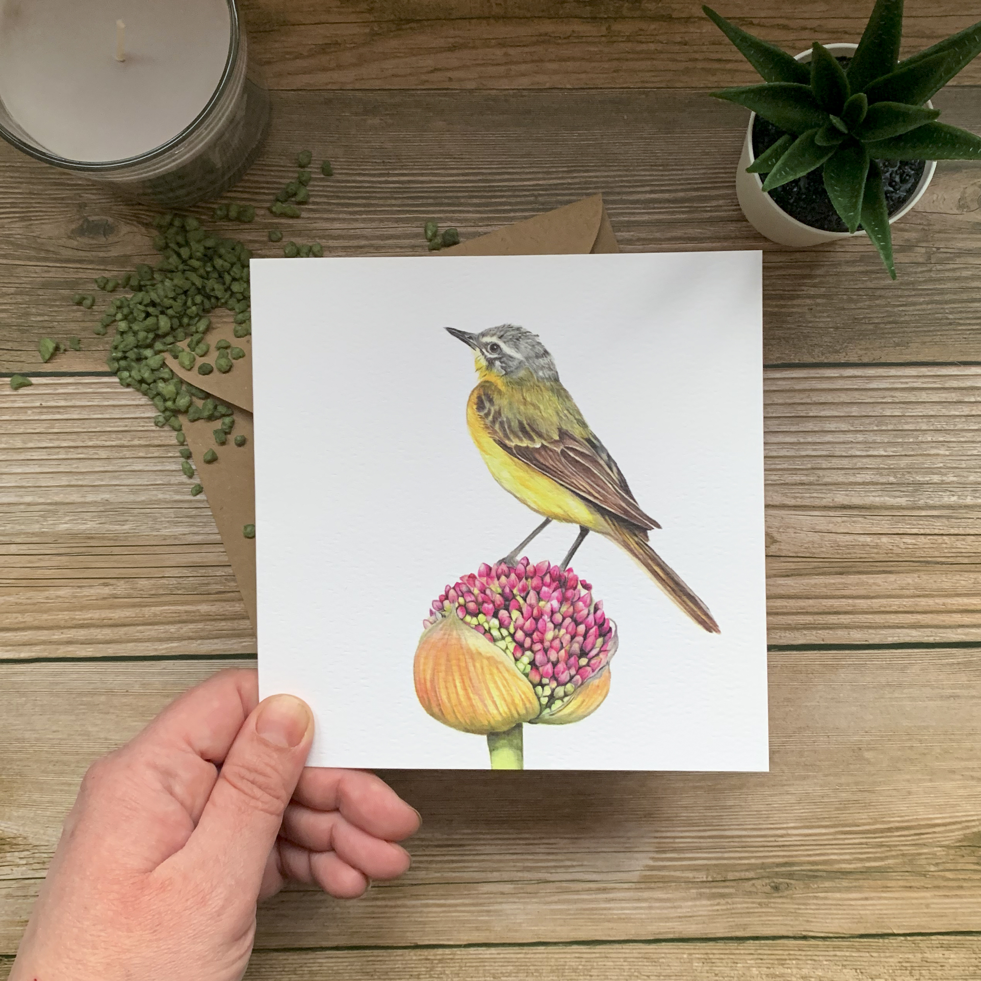 Yellow Wagtail Card