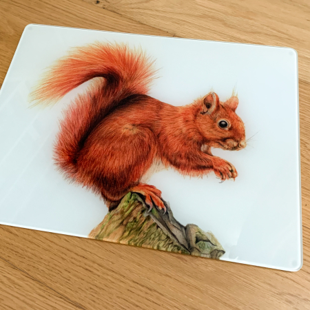 Red Squirrel Worktop Saver