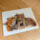 Fox and Cub Worktop Saver