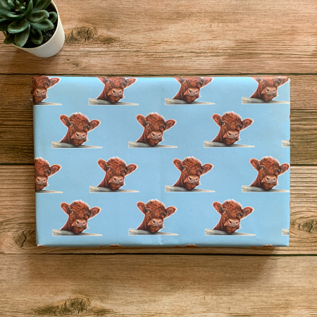 Cow, Shorthorn, Wrapping Paper – Doris - Image 5