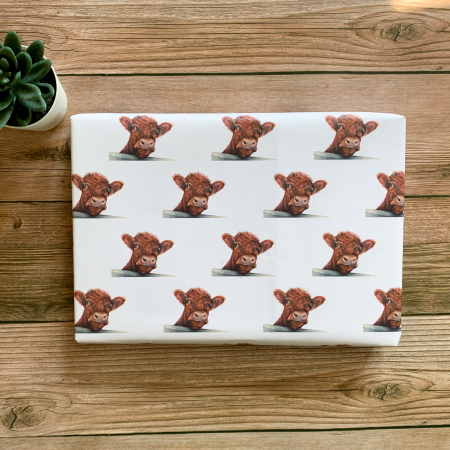 Cow, Shorthorn, Wrapping Paper – Doris - Image 4