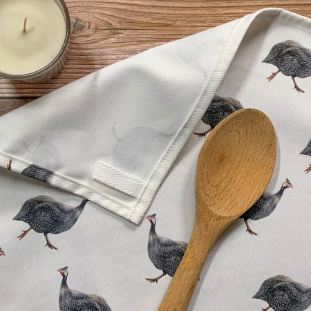 Guinea Fowl, pattern Tea Towel – Gunnar - Image 3