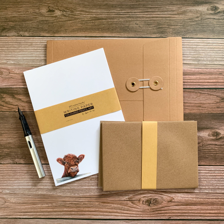 Shorthorn Cow – Writing Paper Set - Image 4