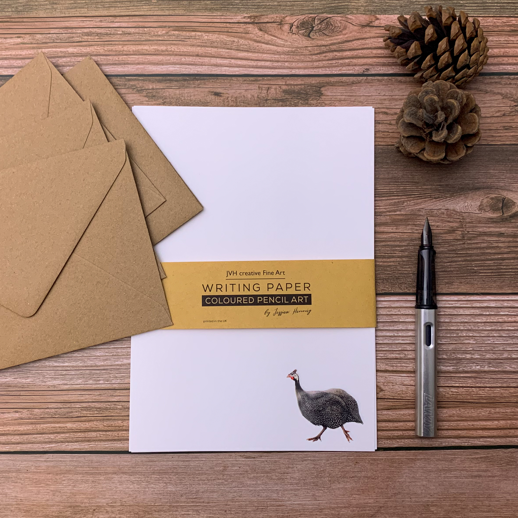 Guinea Fowl – Writing Paper Set - Image 4