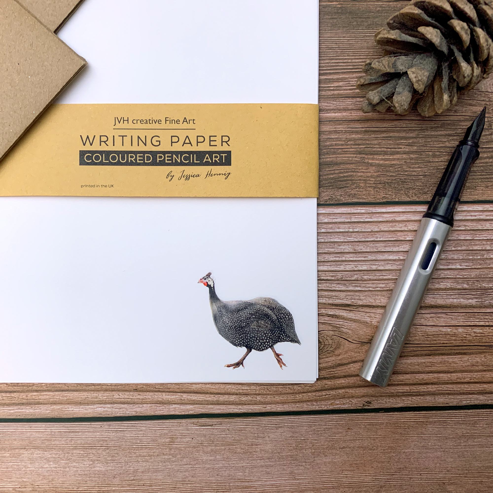 Guinea Fowl – Writing Paper Set - Image 5