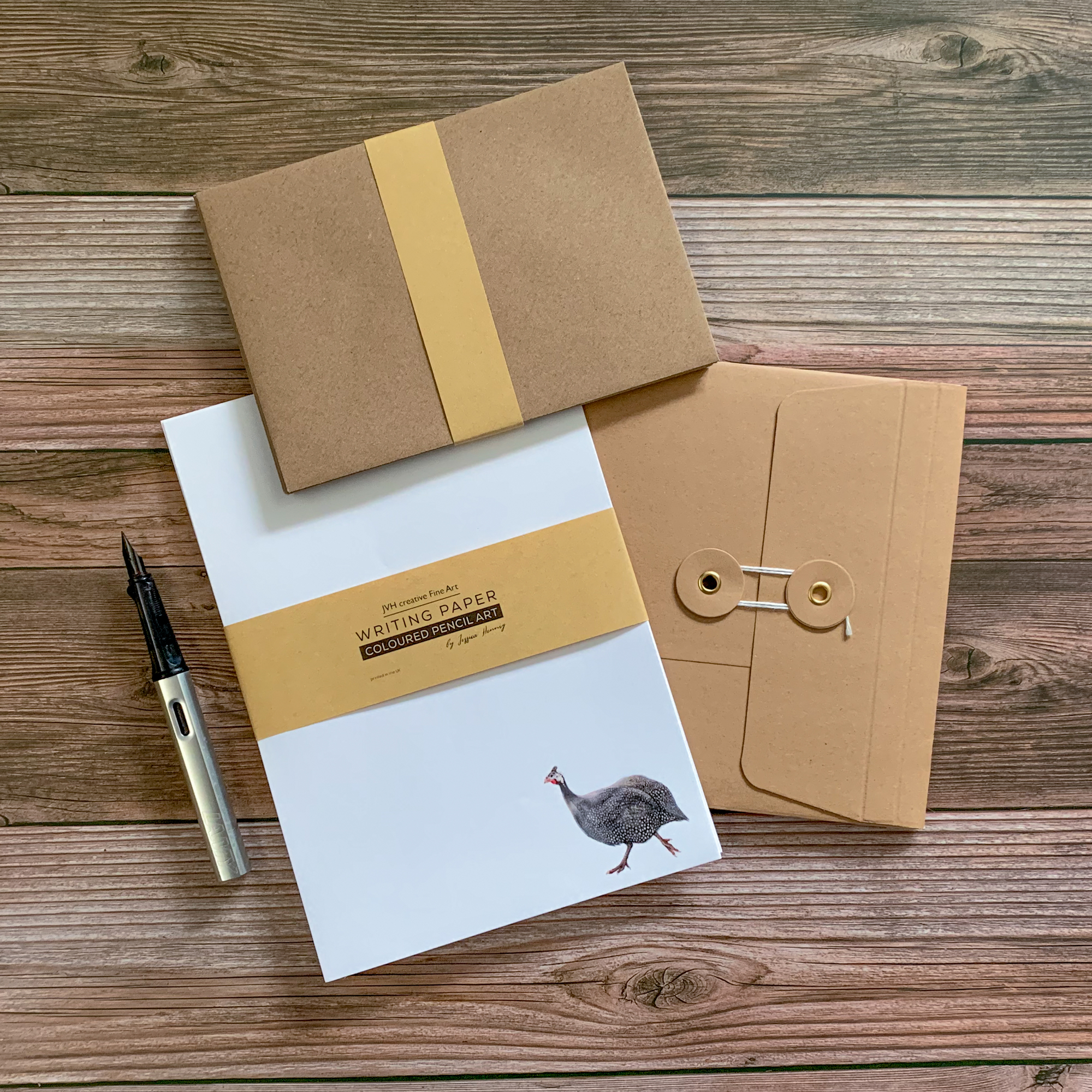 Guinea Fowl – Writing Paper Set - Image 3
