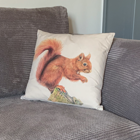 Red Squirrel – Cushion Cover - Image 3