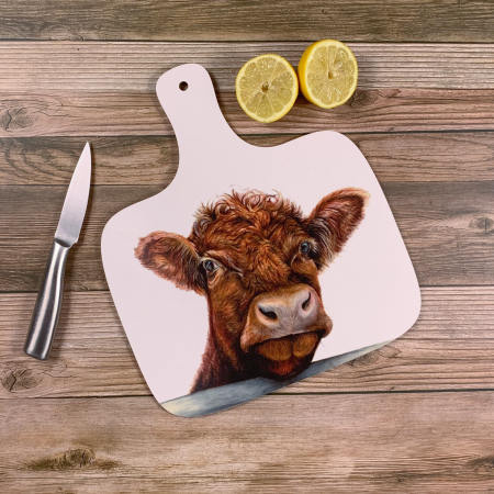 Shorthorn Cow, Farm Animal – Chopping Board - Image 3