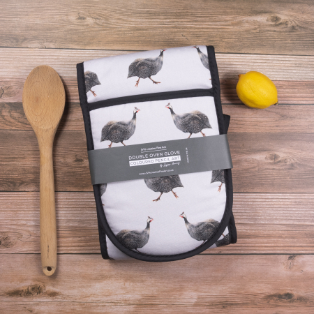 Double Oven Glove – Guinea Fowl, Gunnar - Image 3