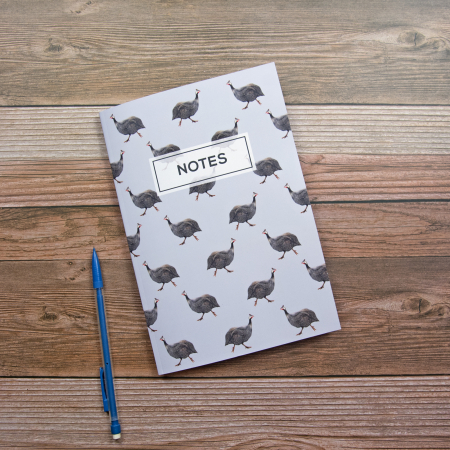 Guinea Fowl Notebook – A5, lined inside pages - Image 3