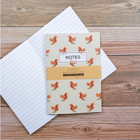 Red Squirrel Notebook