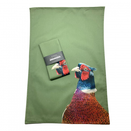 Pheasant, cotton Tea Towel –  Phil - Image 3