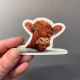 Shorthorn Cow, Farm Animal – Paper Sticker