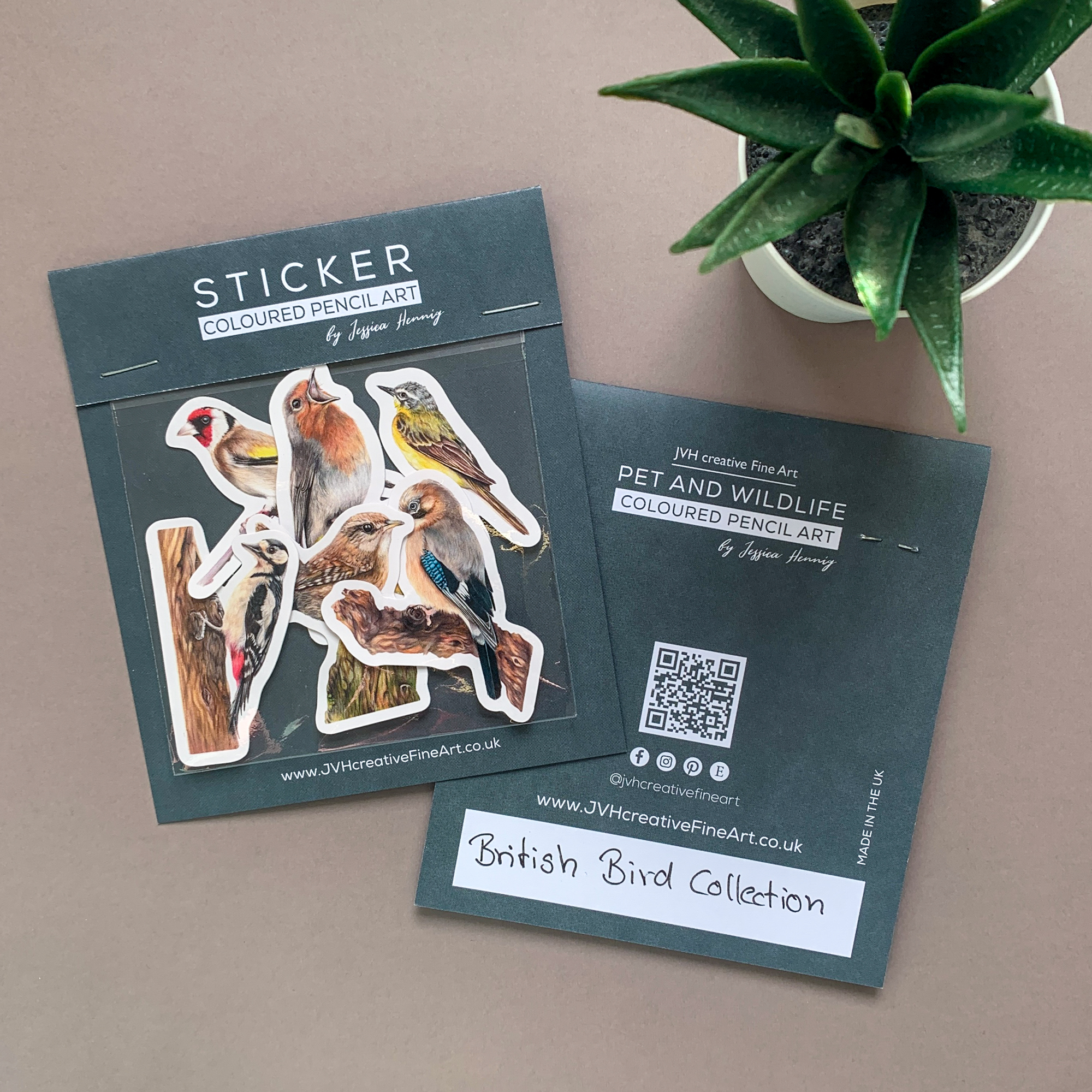 British Birds Collection – Vinyl Sticker Pack - Image 2