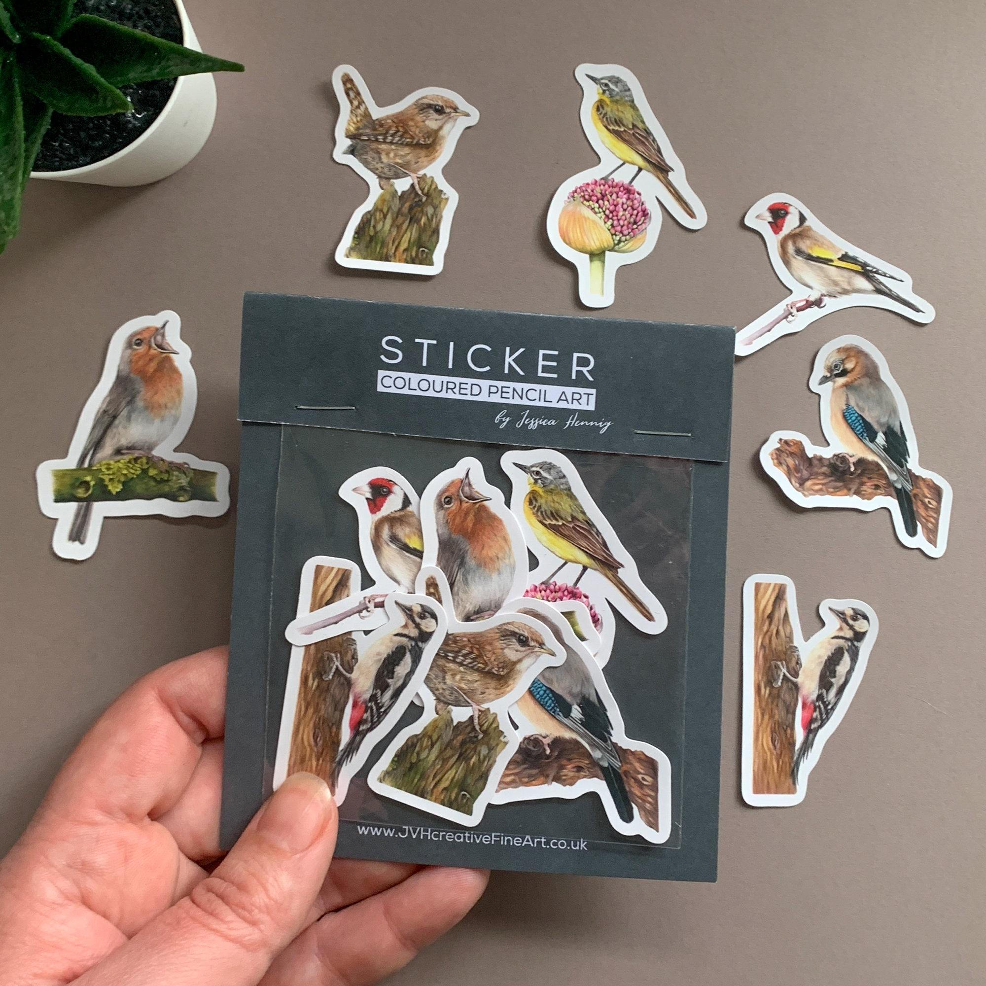 British Birds Collection – Vinyl Sticker Pack